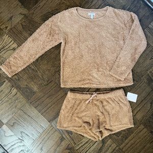 NWT LAUREN CONRAD INTIMATES fuzzy short set